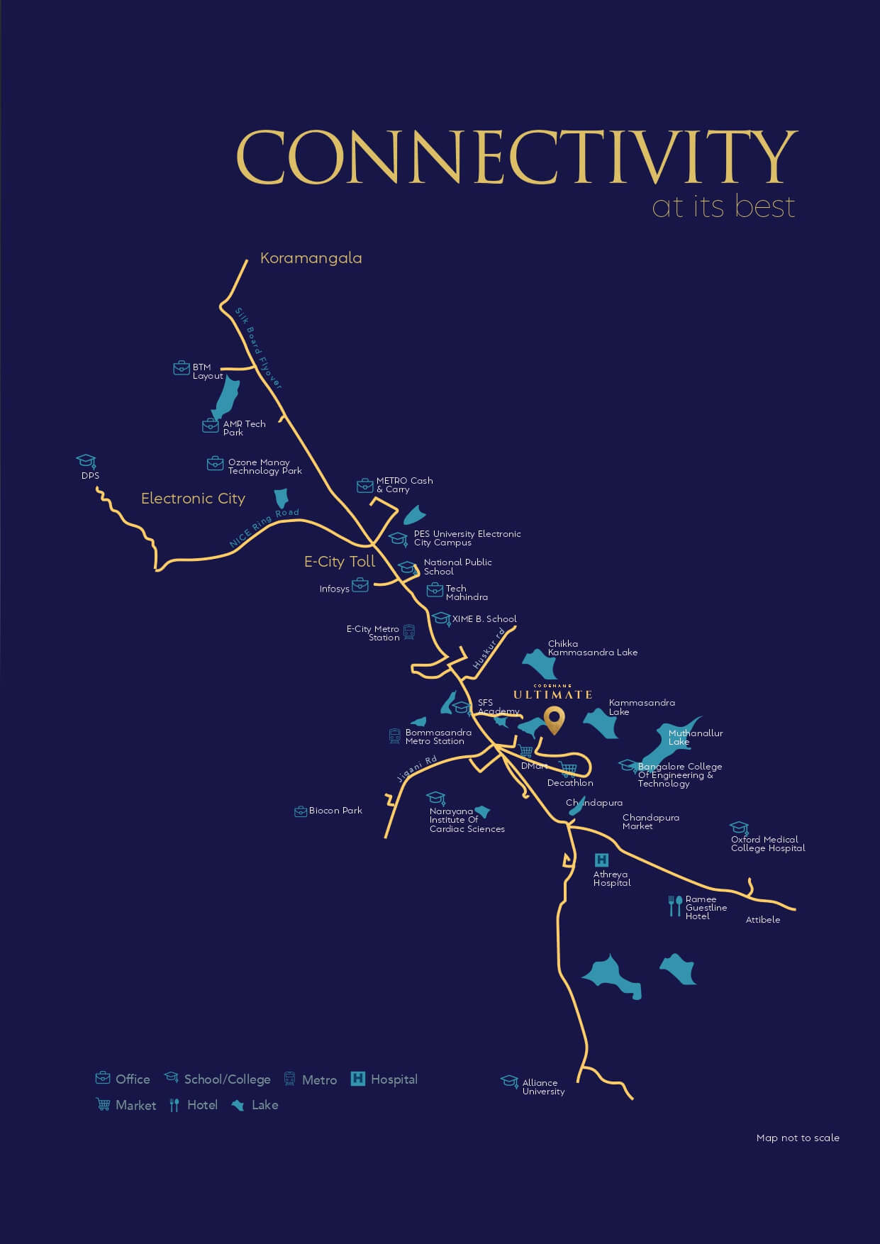 Shriram Sapphire Bommasandra Location Map