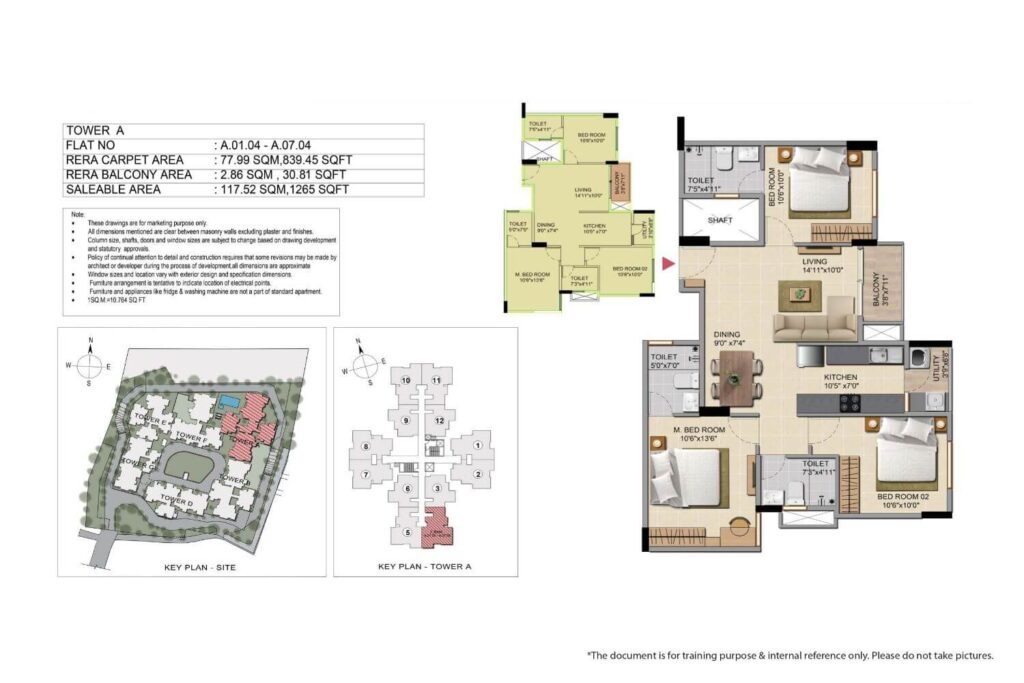 Shriram Sapphire Floor Plan1