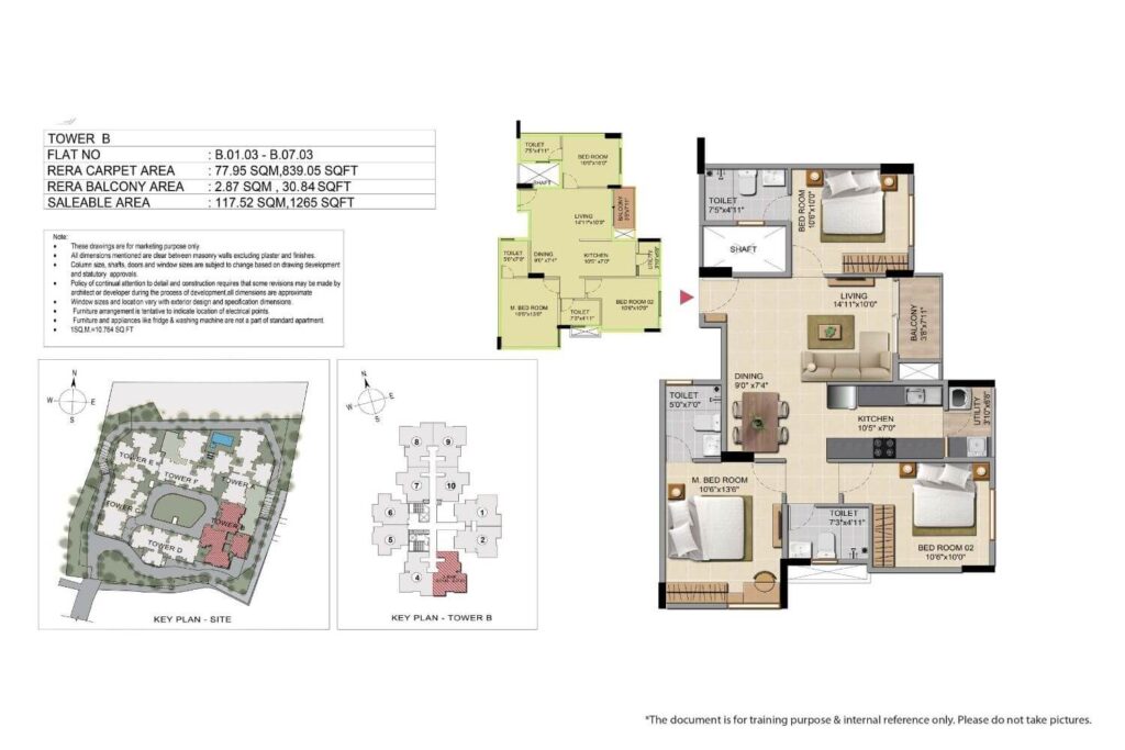 Shriram Sapphire Floor Plan6